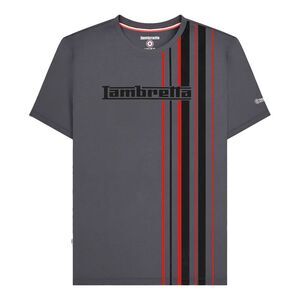 Lambretta Mens Racing Stripe T-Shirt / Iron